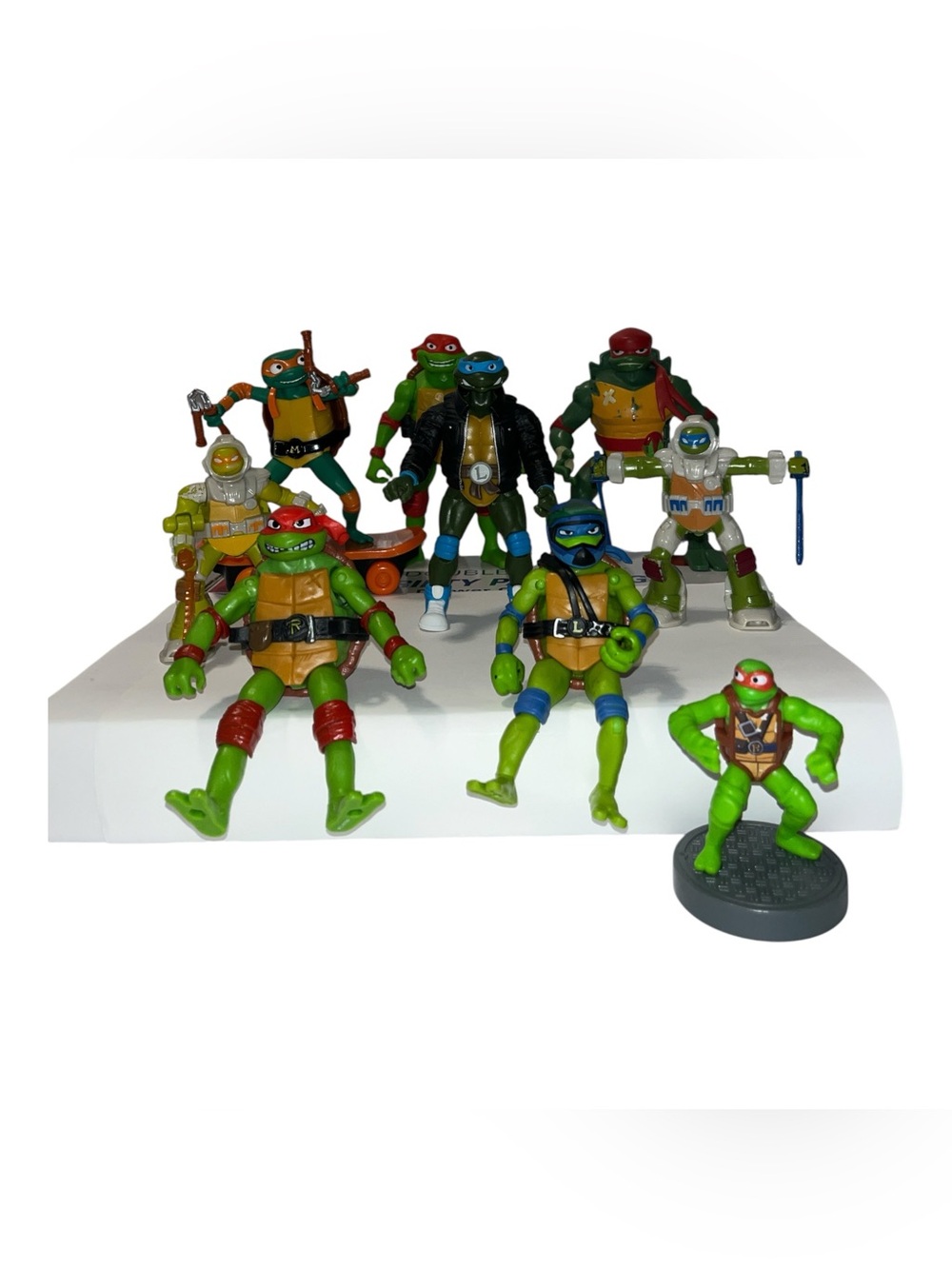 TMNT Teenage Mutant Ninja Turtles Playmates Figure Lot of 9